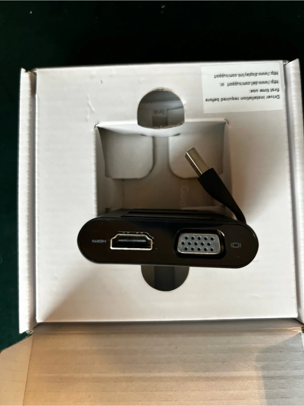 Dell USB 3.0 to HDMI/VGA/Ethernet/USB 2.0 adapter